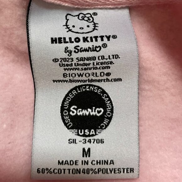 Hello Kitty Pink Sanrio Crewneck (Womens Medium) - Picture 2 of 2